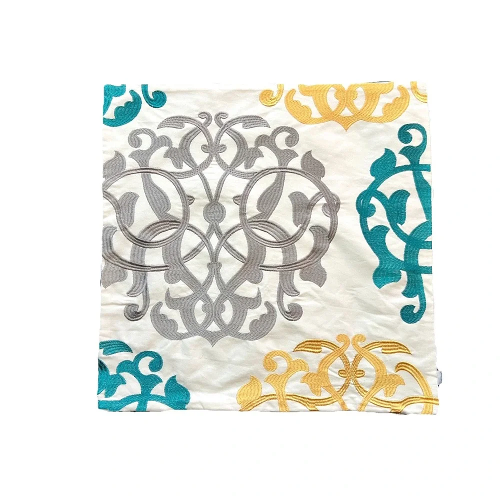 Pillowcase Throw Cover Bed Sofa 20 x 20 Floral Decor‎ Protective Case Home